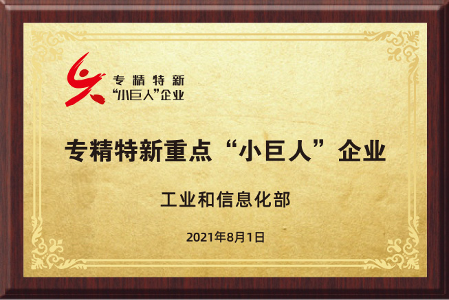 專精特新重點“小巨人”企業